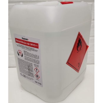 Płyn do dezynfekcji rąki WHO-1 karnister 10 litrów / SEPTAN+