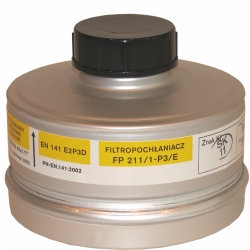 Filtropochłaniacz FP 211/1–P3/E (E2-P3) - obudowa met.