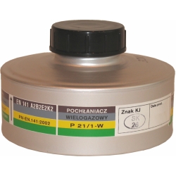 Pochłaniacz P 21/1-W (A2B2E2K2) - obudowa met.