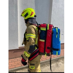 Plecak medyczny PSP R1 BlueMED bez deski i szyn Kramera (zgodny z wytycznymi czerwiec 2021)