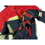 Ubranie specjalne FIRE FLEX NOMEX NXT granatowo-czerwony + napisy